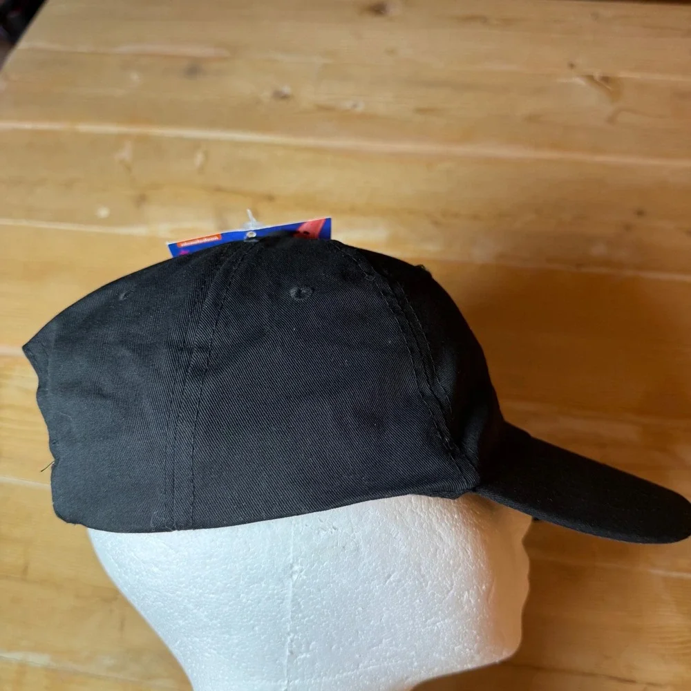 Nickelodeon Spongebob Squarepants Imagination Rainbow Black Baseball Hat‎ NWT